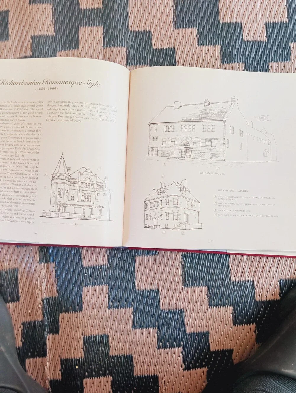 Great American Houses Hardcover Book - Pale Blue Cover